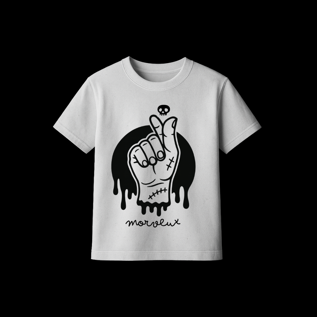✋ T-SHIRT BLANC "CLAQUE DOIGTS" – Morveux Academy