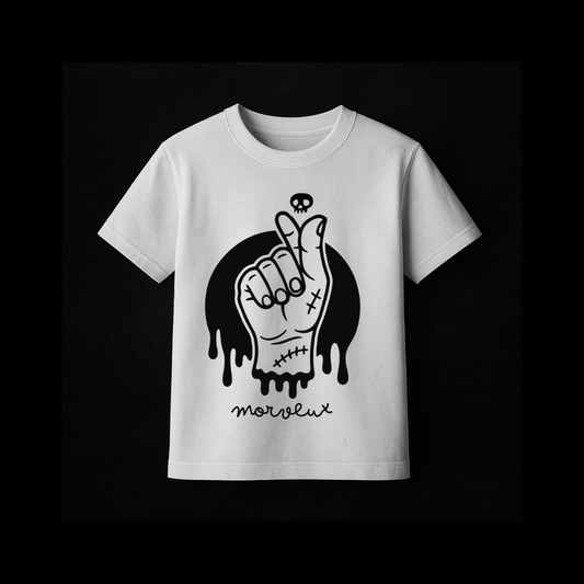 ✋ T-SHIRT BLANC "CLAQUE DOIGTS" – Morveux Academy