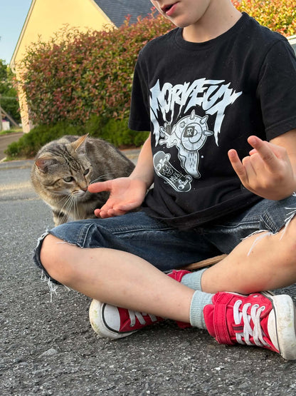 🛹 T-SHIRT NOIR "JEAN-JÉSUS"
