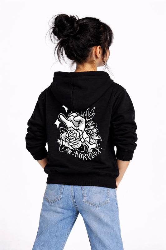 🤘🏽 SWEAT A CAPUCHE NOIR "THE FIRST"