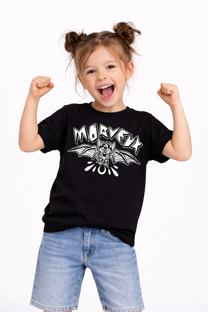 🦇 T-SHIRT NOIR "BAT'MORVEUX"