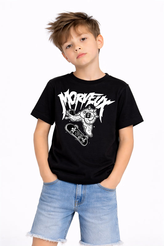 🛹 T-SHIRT NOIR "JEAN-JÉSUS"