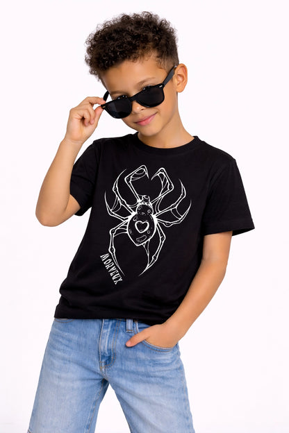 🕷️ T-SHIRT NOIR "SPIDER"