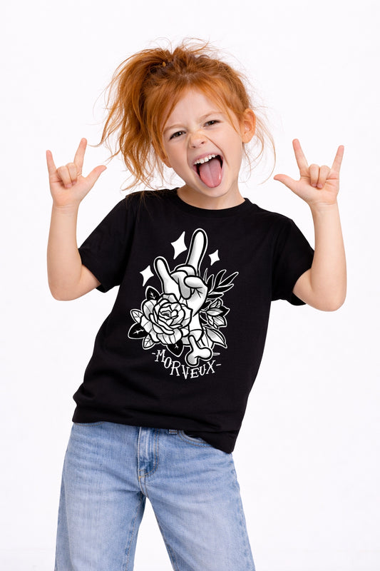 🤘🏽 T-SHIRT NOIR "THE FIRST"